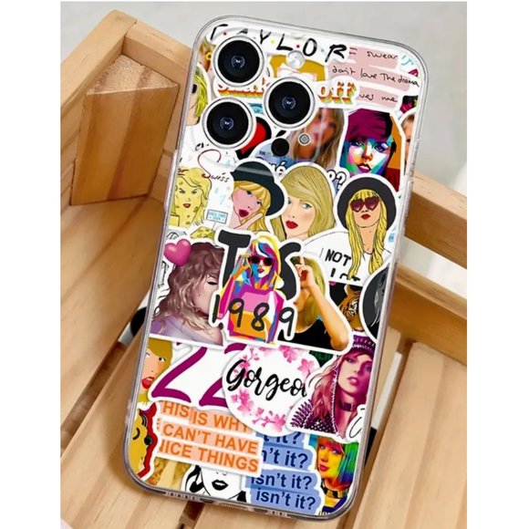 TAYLOR SWIFT Eras Phone Case Transparent Swifties NEW - Picture 2 of 6